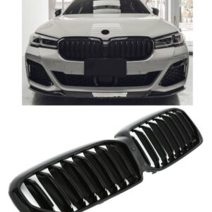 BMW 5 SERIE G30 G31 Vanaf 2020  LCI SPORT RADIATOR GRILL Enkel Spaken GLOSS ZWART