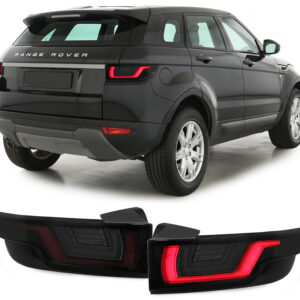 Dynamic LED Lightbar Rückleuchten schwarz smoke für Range Rover Evoque LV 11-15