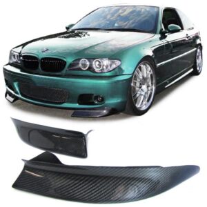 Echt Carbon Frontspoiler Flaps Splitter Ansatz für BMW 3er E46 98-05 M Technik (kopie)