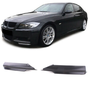 Spoiler Ecken Splitter für BMW 3er E90 E91 Limo Touring 05-08 mit M Stoßstange