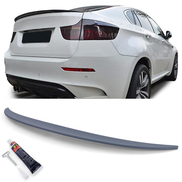 Achterspoiler spoilerlip sportoptiek met ABE passend voor BMW X6 E71 08-15