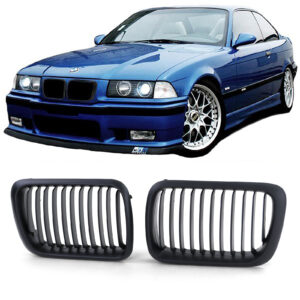 Grill Mat Zwart BMW E 36 Sedan/Coupe/Cabrio/Compact/Touring  bj 96-99.