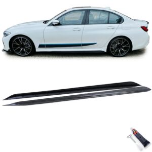 Side skirts sportoptiek carbon look voor BMW 3-serie G20 sedan vanaf 18