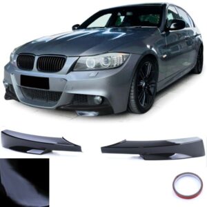 Frontsplitters Glans Zwart Voor BMW E90/E91 Lci van 2009-20012 Met M voorbumpers