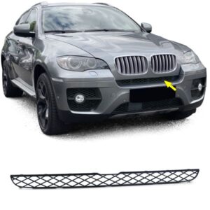 Sportgrill grille bumper midden boven voor BMW X6 E71 06-14