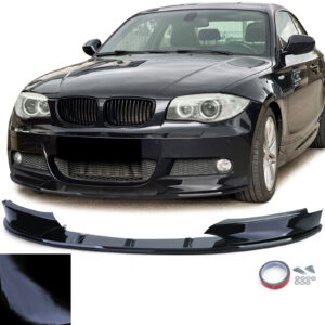 Voorspoiler lip performance glans zwart voor BMW 1 serie E82 E88 11-13