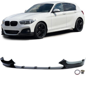 Performance Glans Frontspoilerlip voor BMW 1-Serie F20/F21 Facelift (2015-2019)