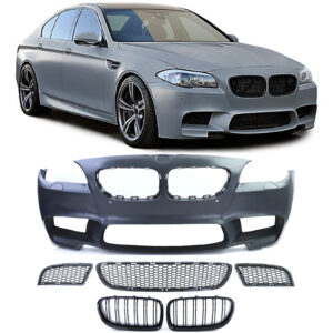 Sport voorbumper + dubbele bar grille passend voor BMW F10 F11 M5 M550d