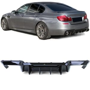 Achterdiffusor high performance duplex gloss past op BMW 5 Serie F10 F11 550i M550d