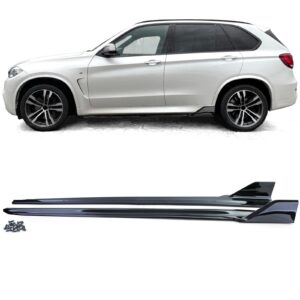 Sideskirt spoiler performance look zwart glanzend past op BMW X5 F15 13-18