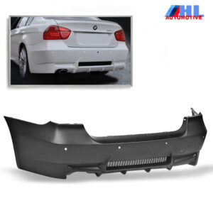 M3 Achterbumper met PDC BMW E90 bj 05-08.