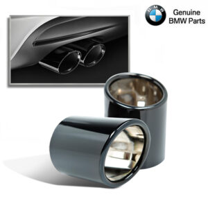 Uitlaat Sierstuk BMW E82/E84/E88 Black Chrome