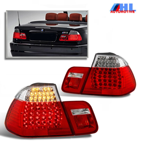 LED Achterlichten BMW E46 Cabrio 99-02 Wit/Rood