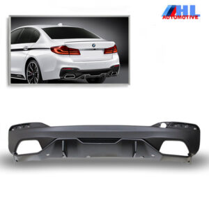 M- Performance look DIFFUSER Mat zwart BMW 5 serie G30 /G31 vanaf bj 17.