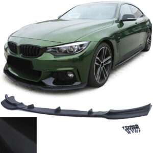 BMW 4-serie F32 F33 F36 vanaf 13 Voorspoiler lip bumper zwart mat .