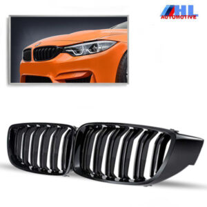 Grille DubbelSpijl Glanzend Zwart BMW 4 serie F32/F33/F36/F82/F83 bj vanaf 13