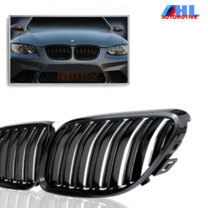 Grille DubbelSpijl Mat Zwart BMW E92/ E93 LCI  bj 10 - 13.