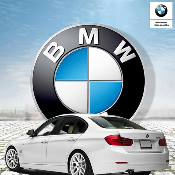 BMW F30/F31 Kofferklep  Embleem 74 mm