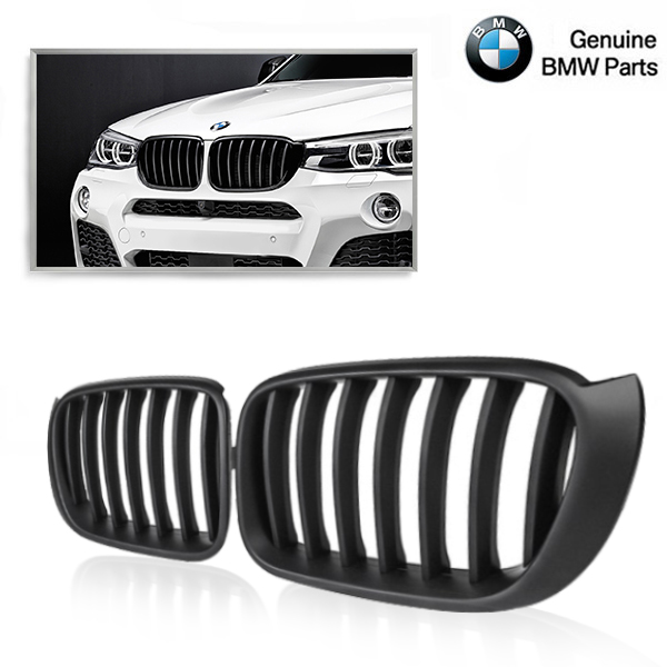 Grille M-PERFORMANCE Glanzend zwart BMW X3 F25/X4 F26  bj 14-16.