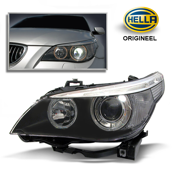 Angel Eyes Xenon Koplampen BMW E60/E61 met Dynamische Bochtverlichting