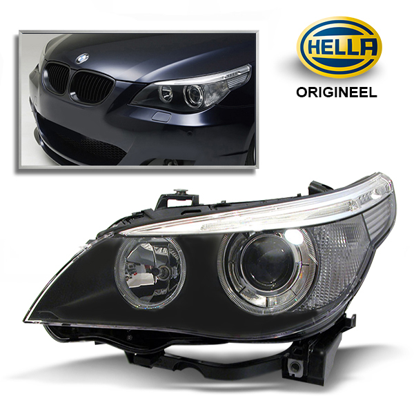 Angel Eyes Xenon Koplampen BMW E60/E61 met Statische Bochtverlichting