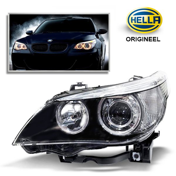 Angel Eyes Xenon Koplampen BMW E60/E61 met Actieve Bochtverlichting