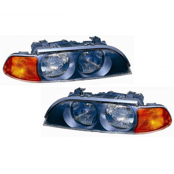 Koplampen BMW E39 95-00 (Oranje Knipperlicht)