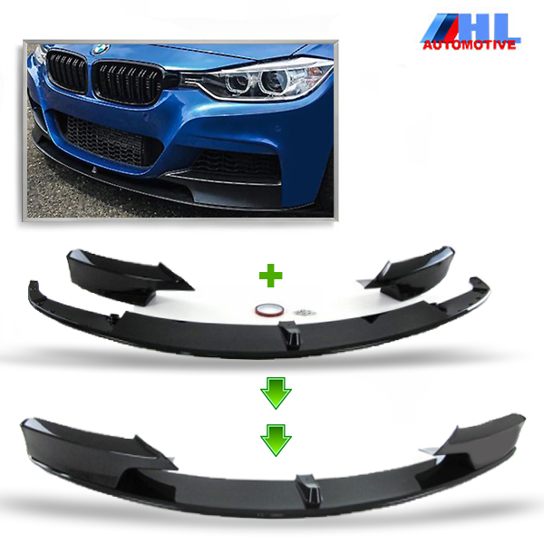 M-PERFORMANCE Carbon look front spoiler BMW   F30 vanaf bj 10/2011.