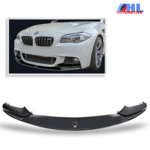 M-PERFORMANCE Mat zwart look front spoiler  BMW 5 serie F10/F11  bj 2010 - 2017.