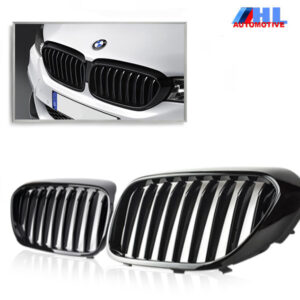 Grille Enkelespijls Glanzend Zwart BMW 5-serie  G30/G38  bj vanaf 2016.