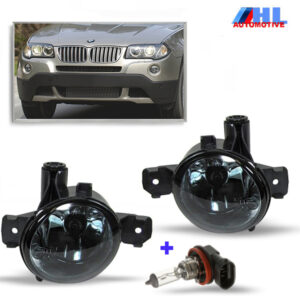 Mistlampen zwart-smoke  kleur H11 BMW X3 E83 LCI bj 06-10.