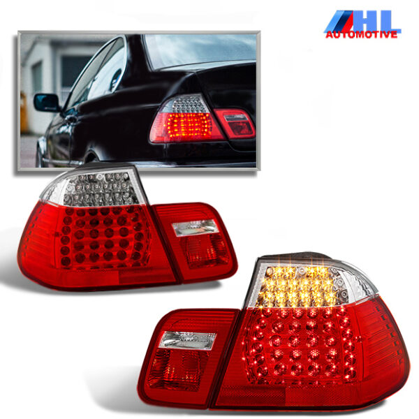 LED Achterlichten BMW E46 Coupe 99-02 Wit/Rood