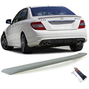 Heck Spoiler Spoilerlippe Sport Optik für Mercedes C Klasse W204 Coupe